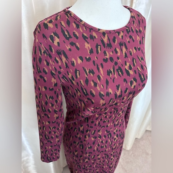 Walter Baker Shaina Dress in Dali Leopard Knit Size Small EUC - Picture 12 of 16